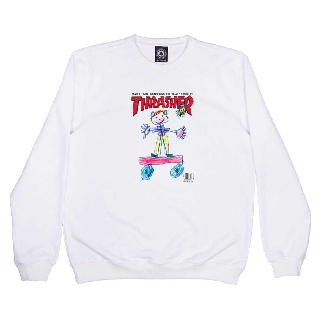 Moletom Careca Kid Cover April 95 Crewneck Thrasher