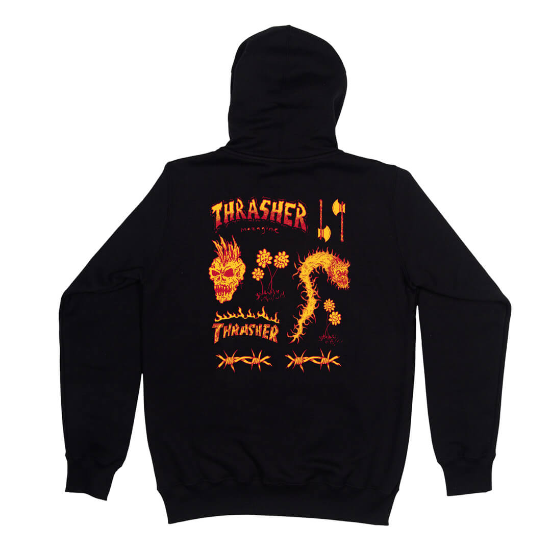 Moletom Canguru Fechado Sketch Thrasher