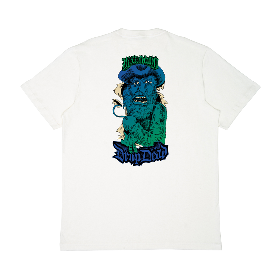 Camiseta Manga Curta Pirata Drop Dead