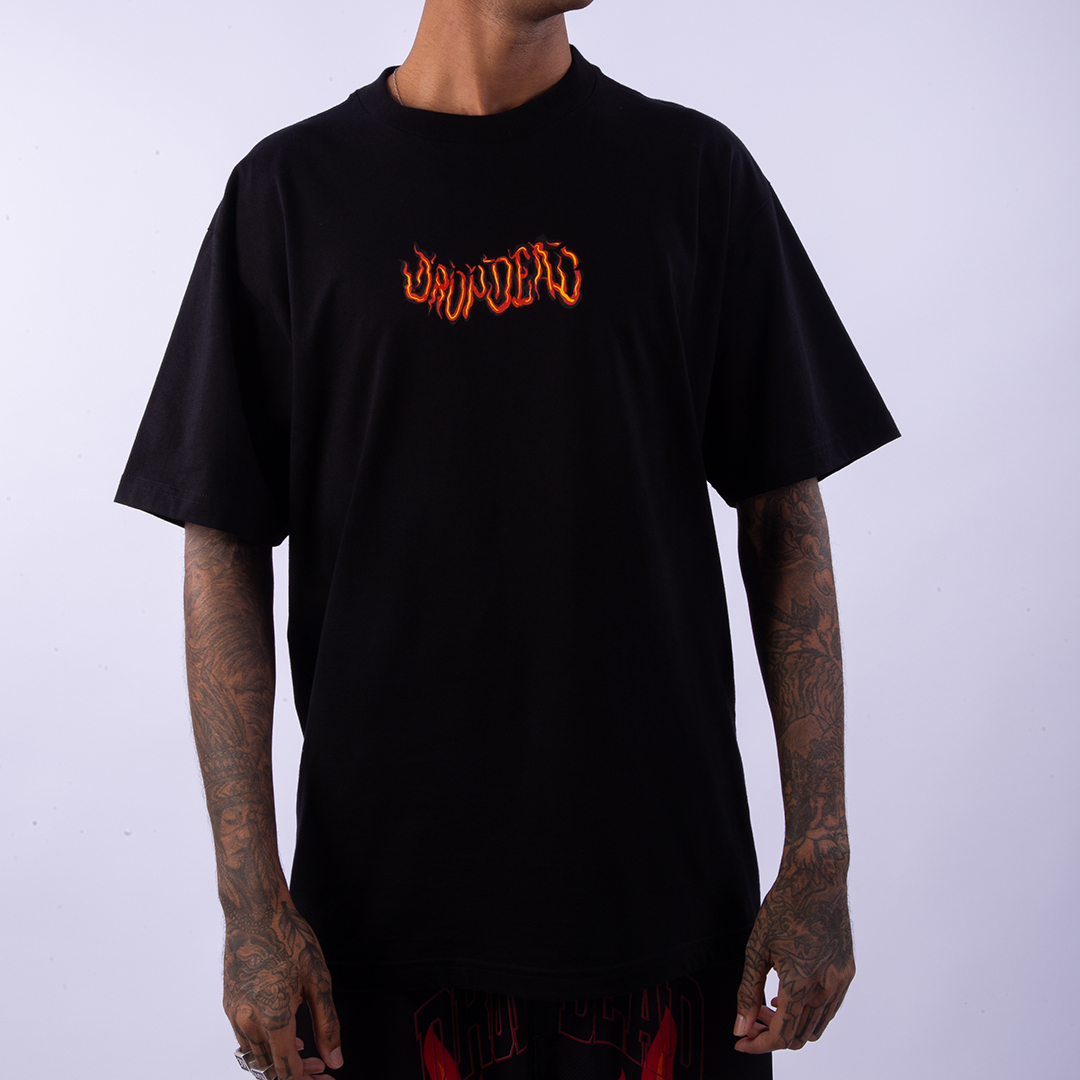 Camiseta Manga Curta Especial Onça Drop Dead