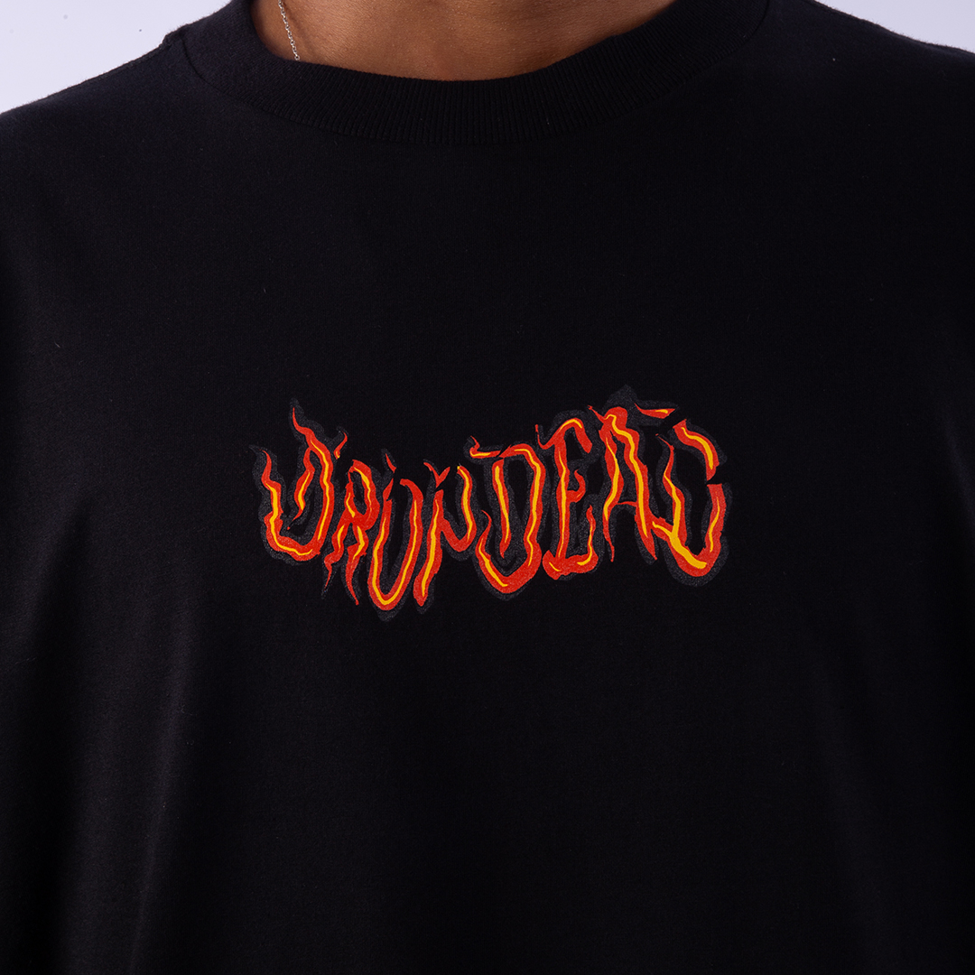 Drop Dead Clothing Tシャツ Camiseta Drop Dead New World - Preto Steezy