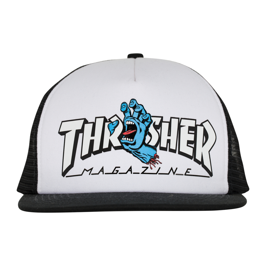 Boné Screaming Logo Trucker Collar Santa Cruz x Thrasher