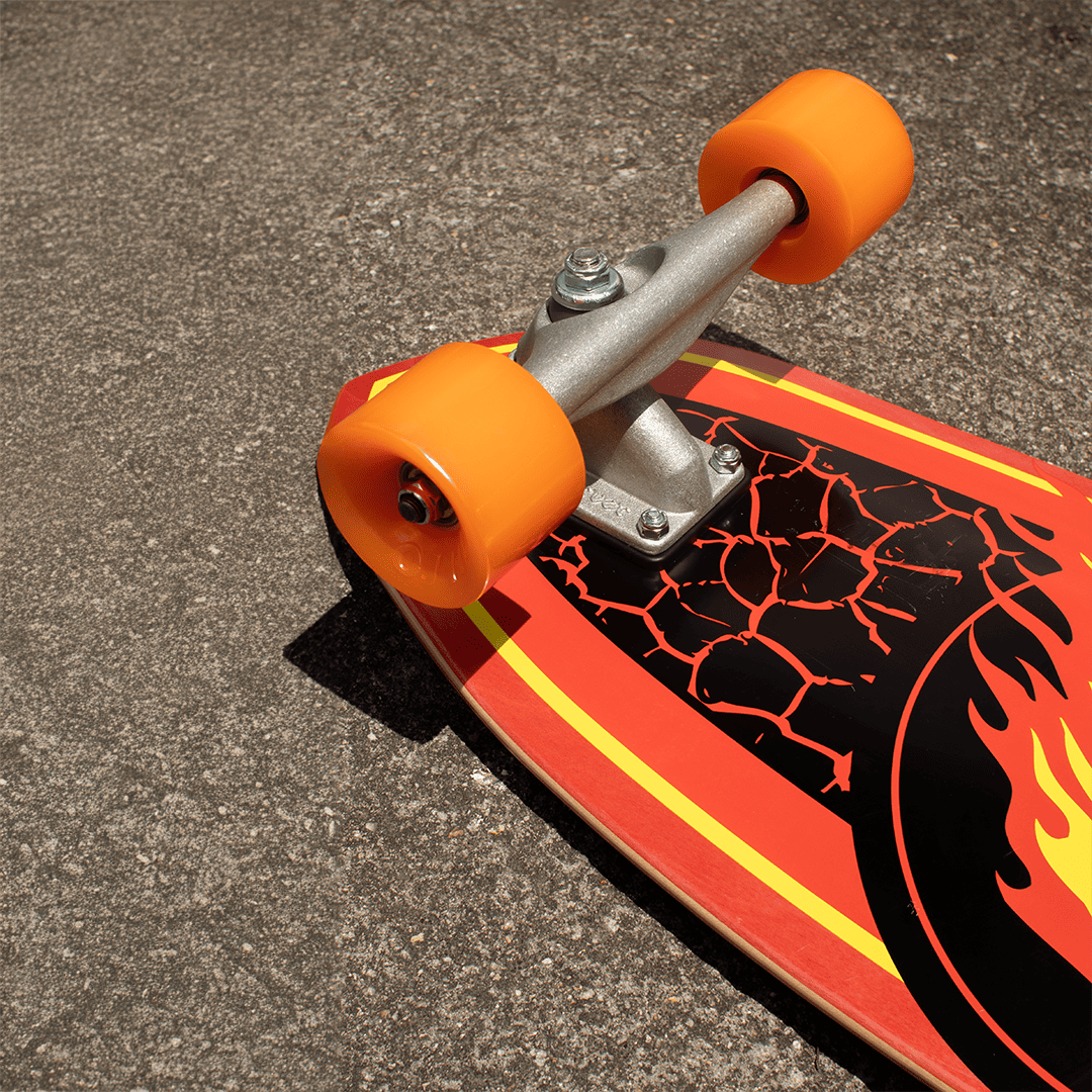 Cruzer Carver Flame Dot Shark 9.85