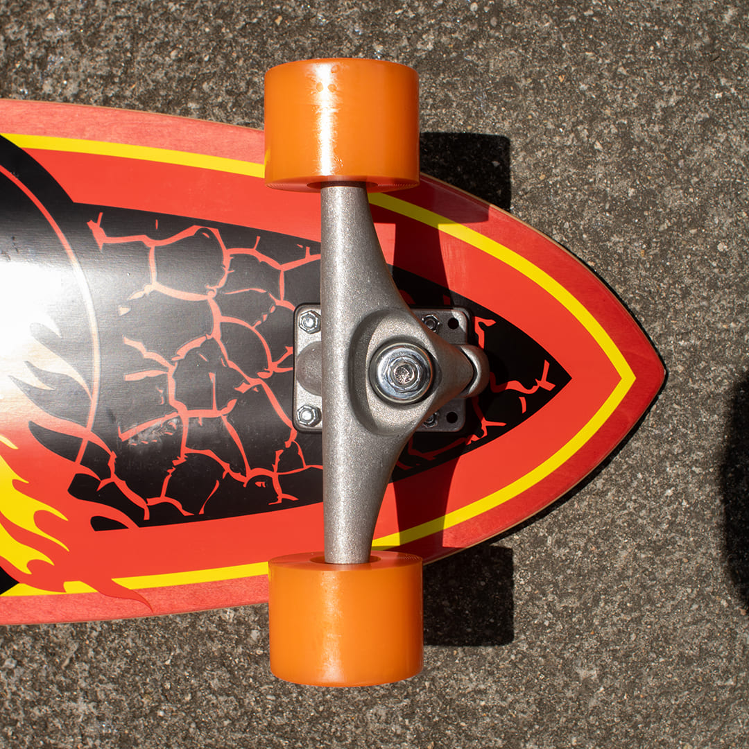 Cruzer Carver Flame Dot Shark 9.85