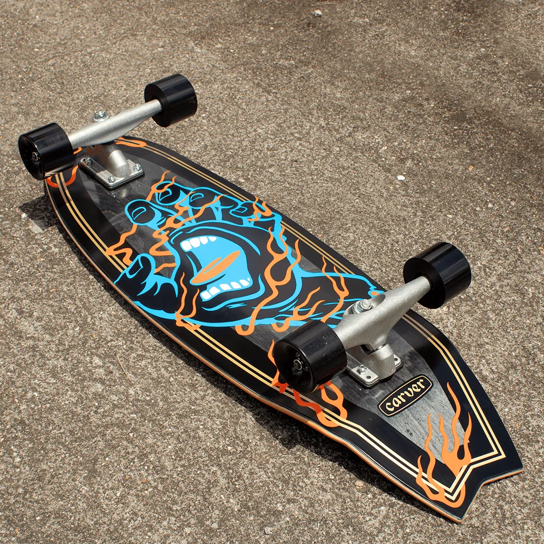 Skate Cruzer Inferno Hand Shark 9.85