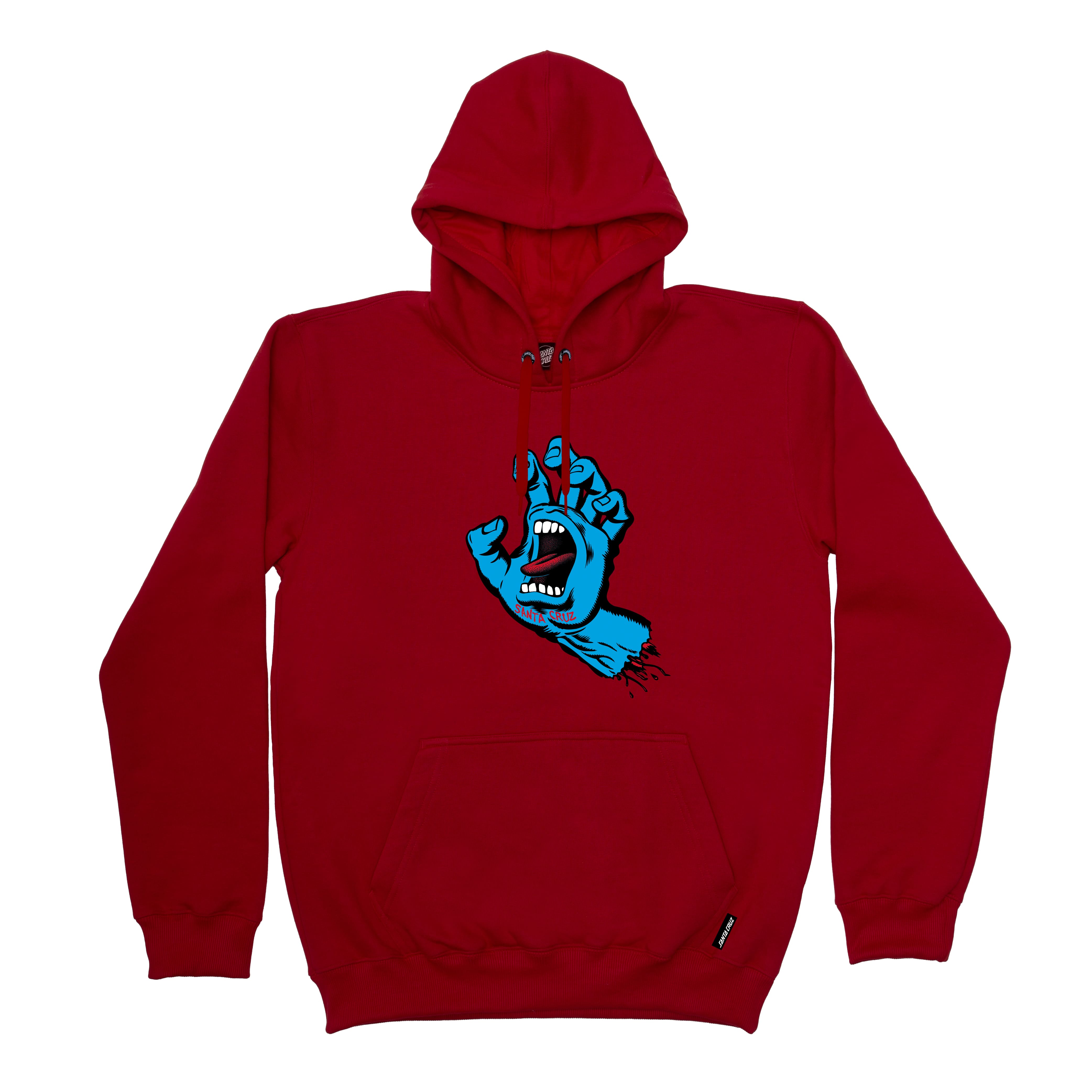 スケートボード SANTA CRUZ 00's Screaming Hand Hoodie Moletom Canguru Screaming Hand Santa Cruz