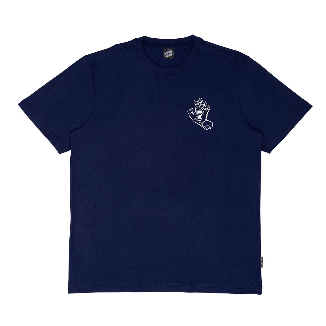 Camiseta Manga Curta Simplified Screaming Hand Mono Chest ss Santa