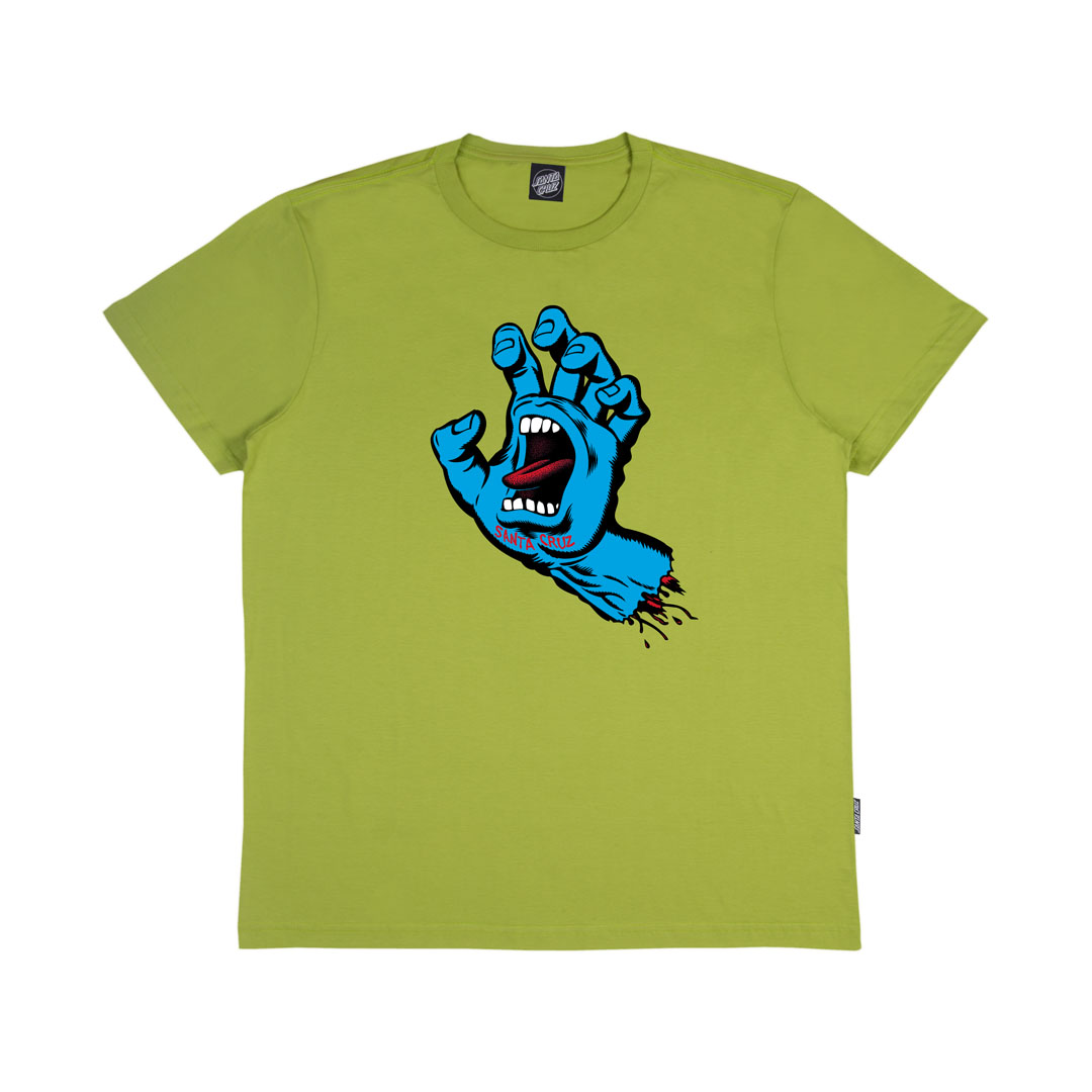 Camiseta Manga Curta Screaming Hand Santa Cruz