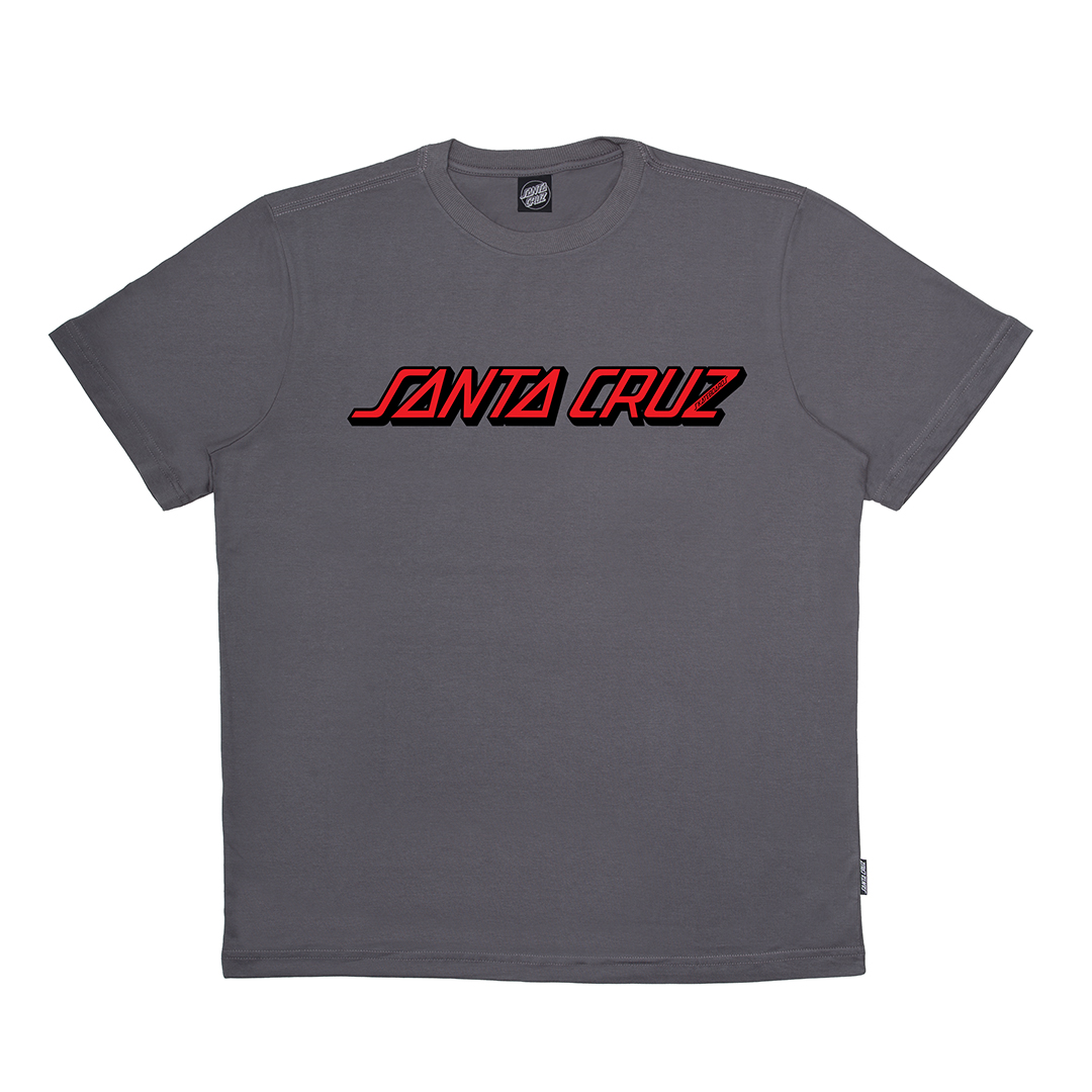 Camiseta Manga Curta Classic Strip Front SS Santa Cruz