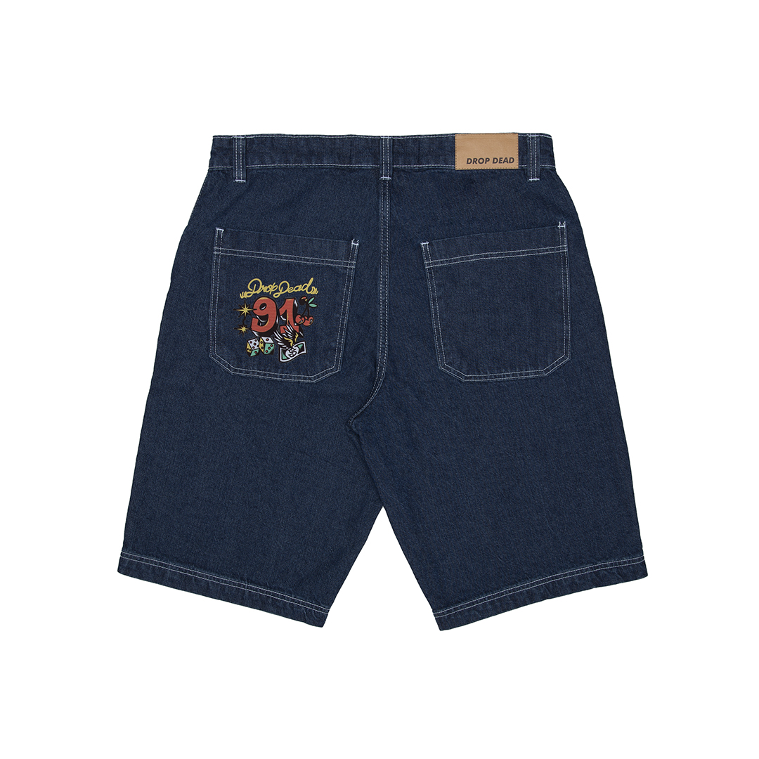 Bermuda Jeans Luck Short Drop Dead - Estilo e Conforto
